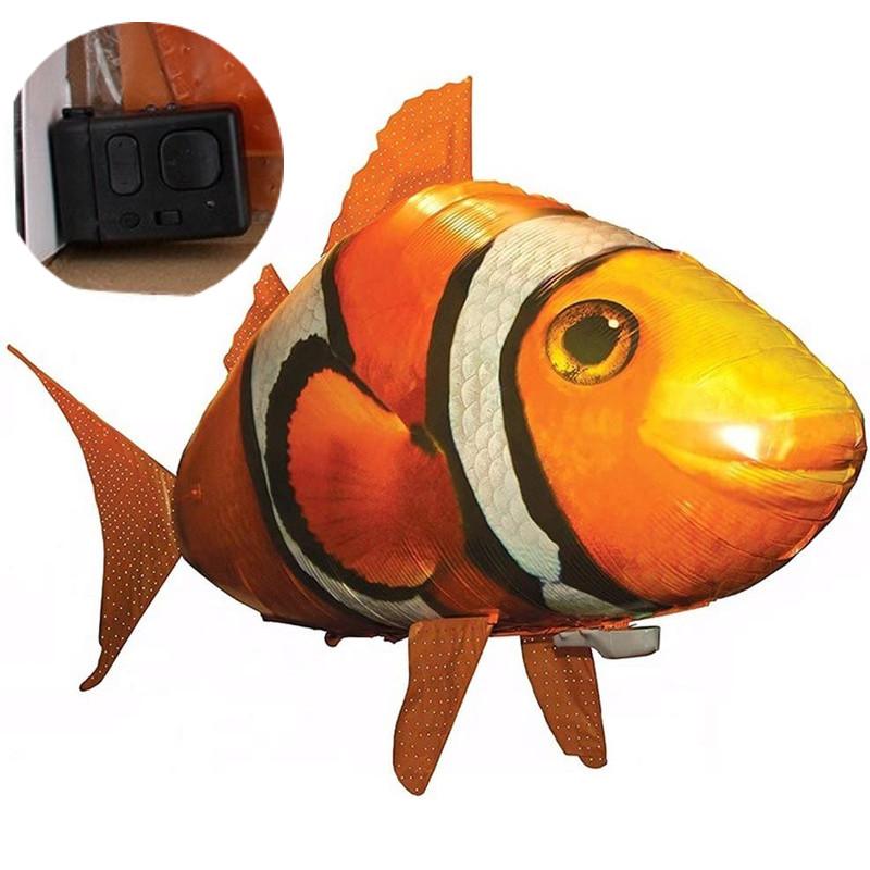 Remote Control Flying Shark Clownfish Balloon Helicopter For Kids Stunning Gift Idea