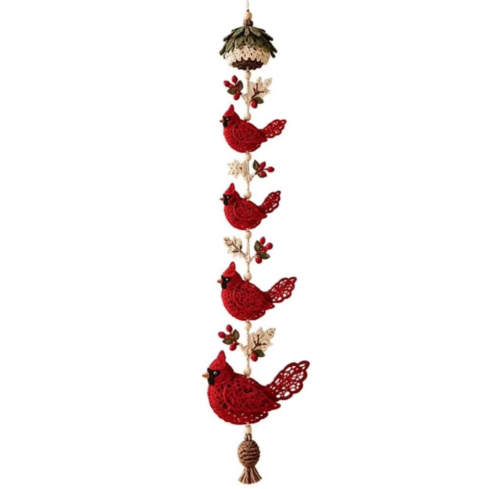 Immersive Crafting Butterfly Cascade Crochet Kit Hand‑Woven Yarn Craft Animal Theme Wall Pendant Lace Pattern Handmade