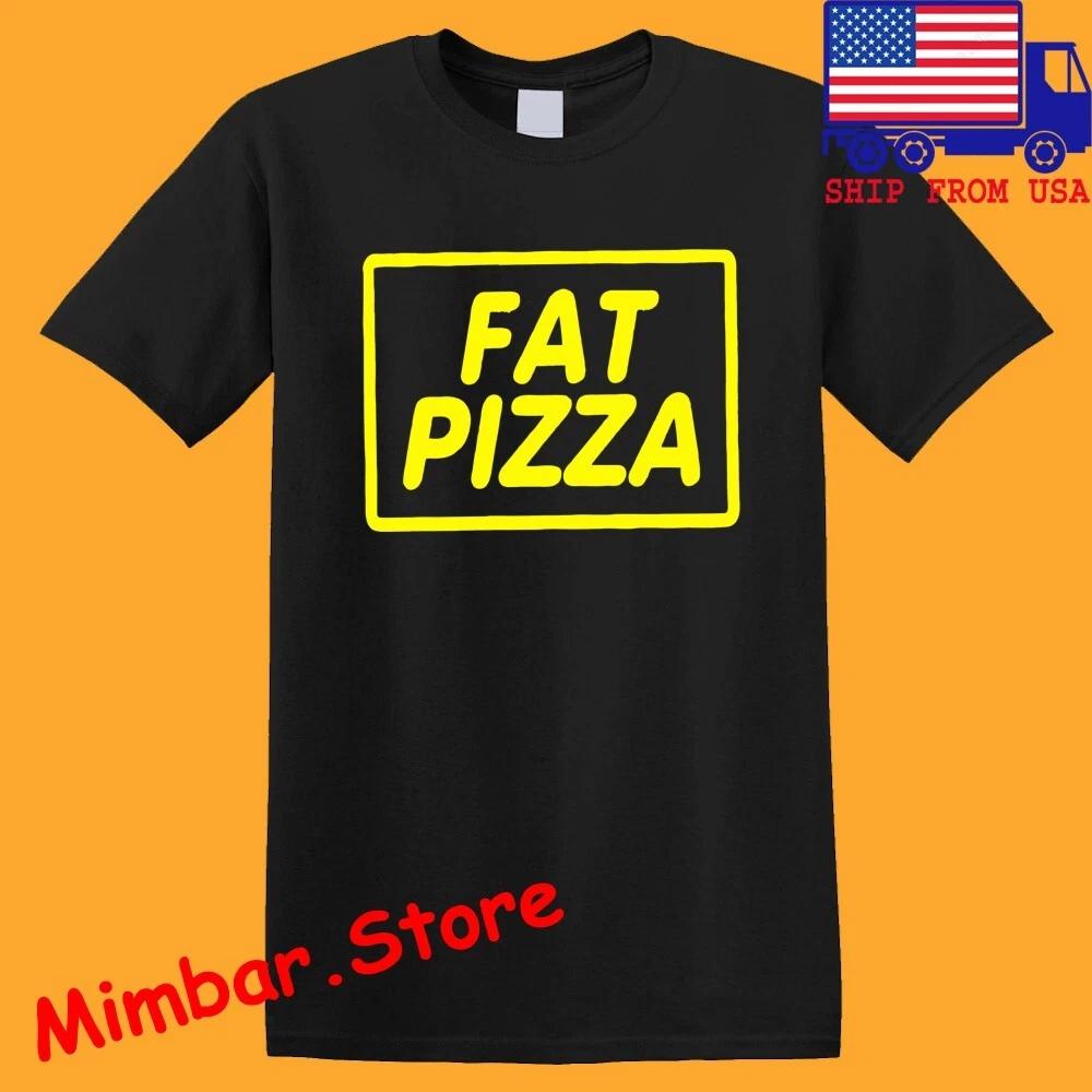 Fat Pizza Men s Black Size S-5XL S
