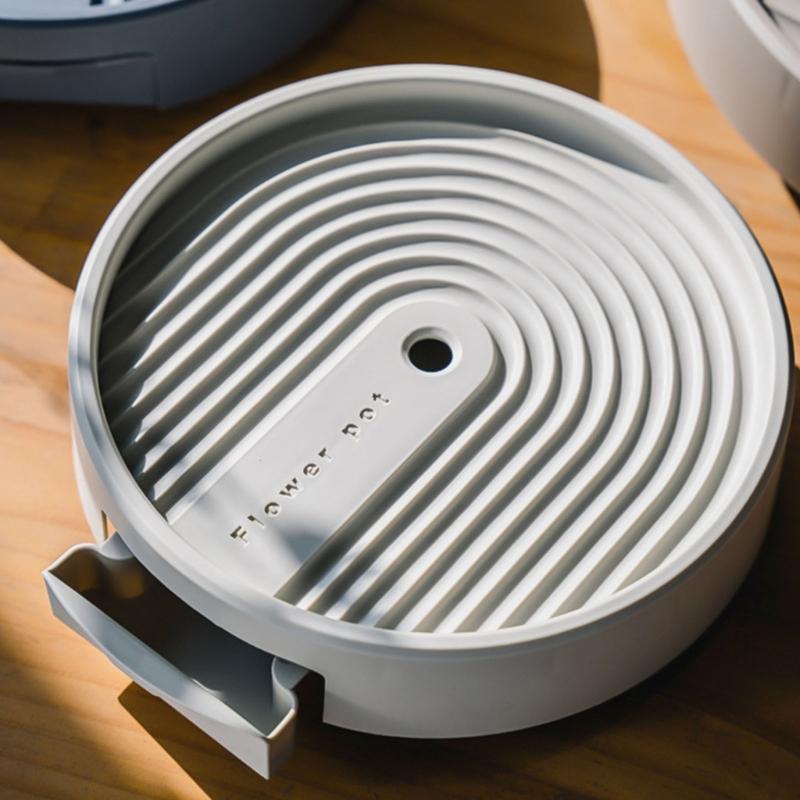 Mobile Plant Holder with Easy Glides Wheels Plant Transport Tray Flowerpot Mover for Protecting Floor from Scratches