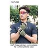ROCKBROS Half Finger Gloves SBR Palm Pads Breathable Anti-shock Cycling Gloves High Elasticity Fitness Bicycle Fingerless Gloves