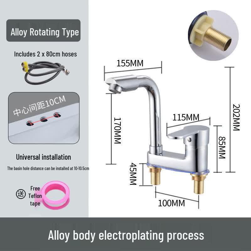 Yi Pan Cold and Hot Washbasin Faucet