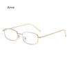 Fashionable Anti Blue Light Photochromic Eyewear Frameless Business Men'S Myopia Glasses Cut Edge Color Changing Glasses