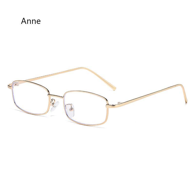 Fashionable Anti Blue Light Photochromic Eyewear Frameless Business Men'S Myopia Glasses Cut Edge Color Changing Glasses