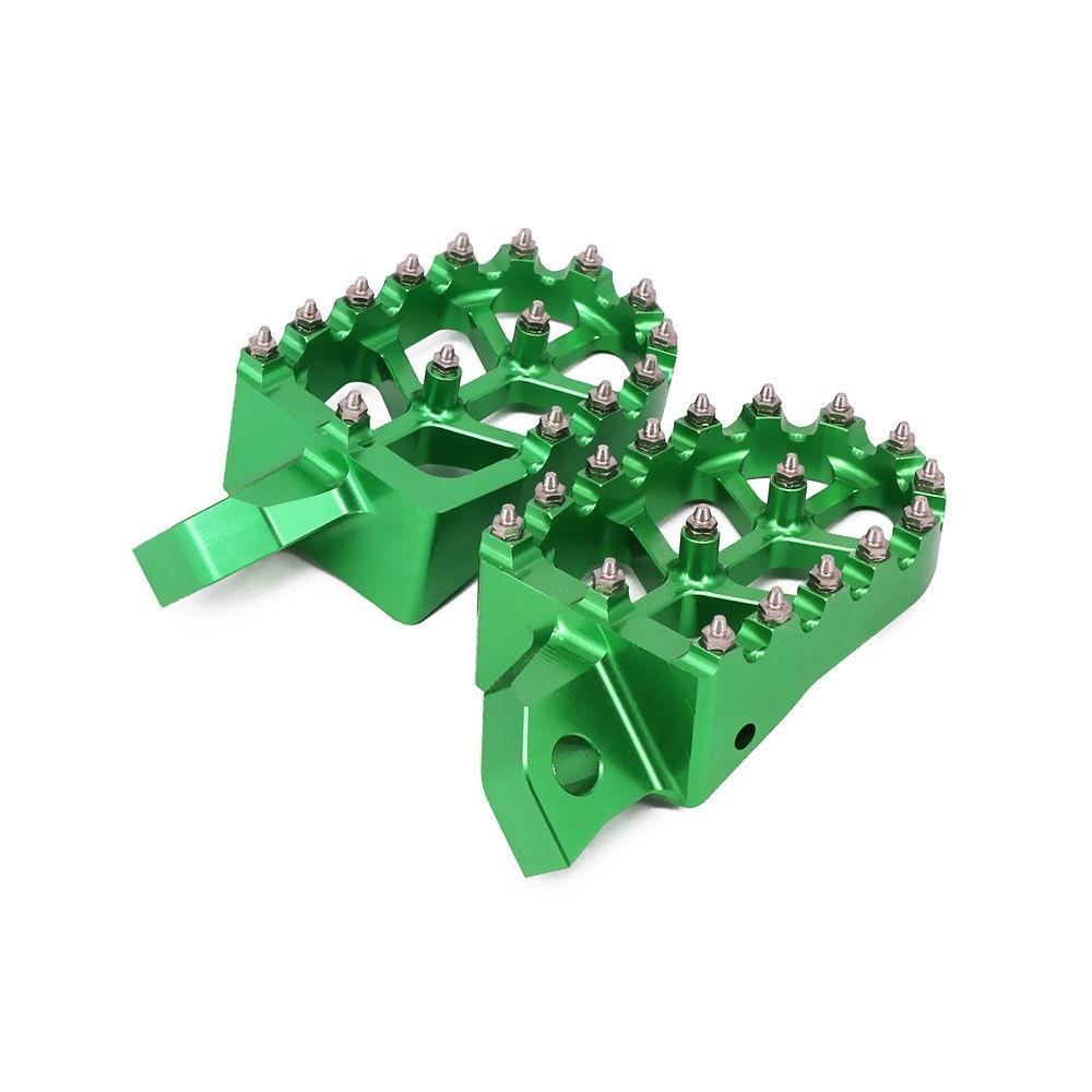 Green Aluminum CNC Rear Brake Foot Pedal Lever Motorcycle Kawasaki KX250F KXF250 2004-2016