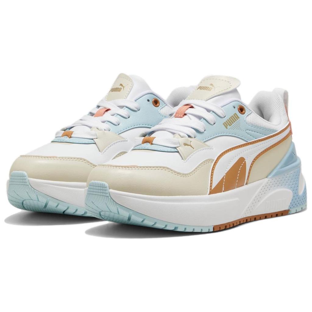 Puma R78 Disrupt Comfortable Fashion Low-Top Sneakers Women sneakers Yellow White 397675-02