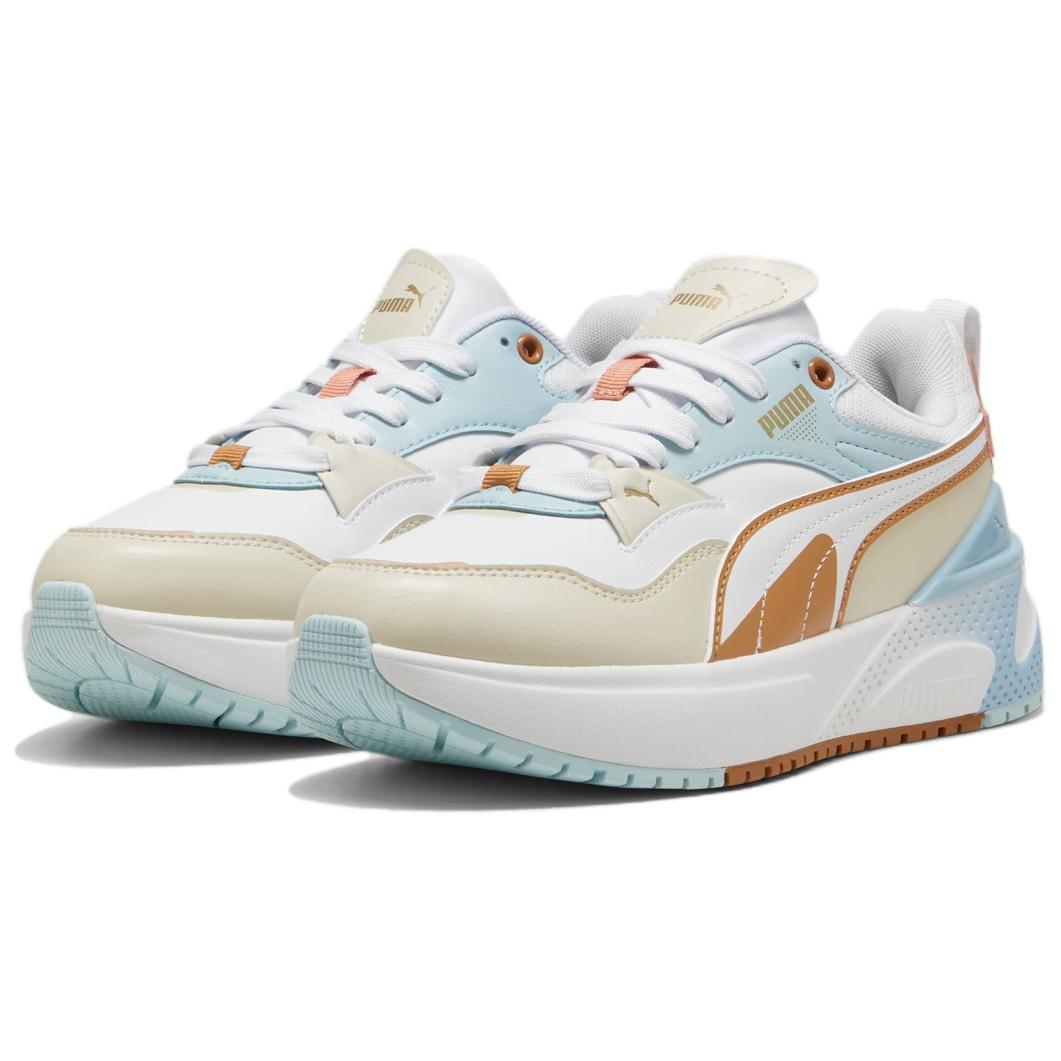 

New PUMA R78 Low Top Skateboard Shoes Women s Yellow White 397675-02 35.5