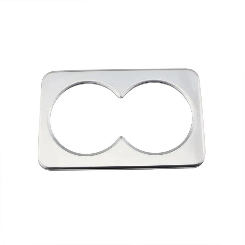 

Мой хороший автомобиль, хромированный матовый задний держатель стакана для воды, рамка, наклейка для Nissan X-trail Xtrail T32 Rogue 2014 2015 2016 2017 серебряный