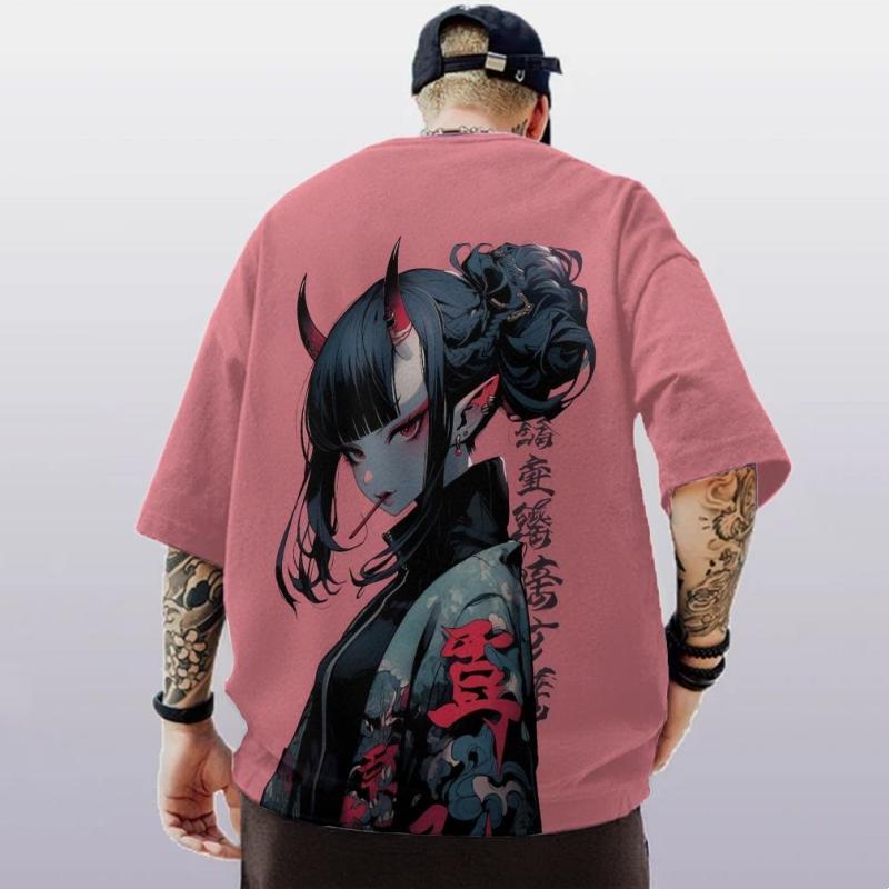 New Anime Character Men's T-Shirt 3d Print Short Sleeve Tees For Men Street Trend Man Clothes Loose Oversized Quick Dry Pullover