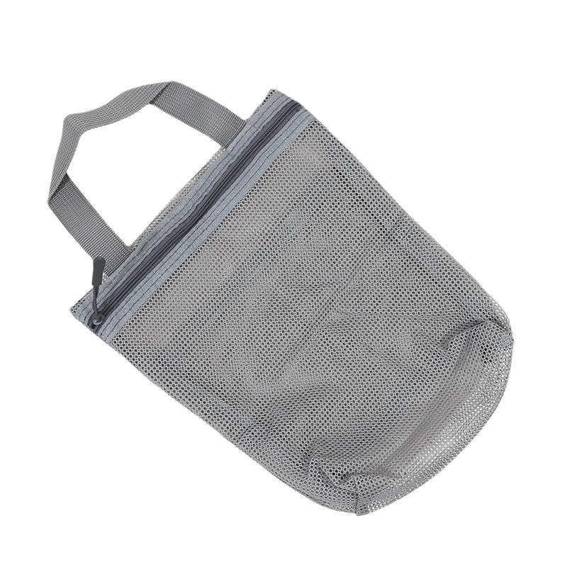 

Сетчатая пляжная сумка Красочная сетчатая сумка большой вместимости для лета Пляжная сумка в корейском стиле Косметичка One Size серый