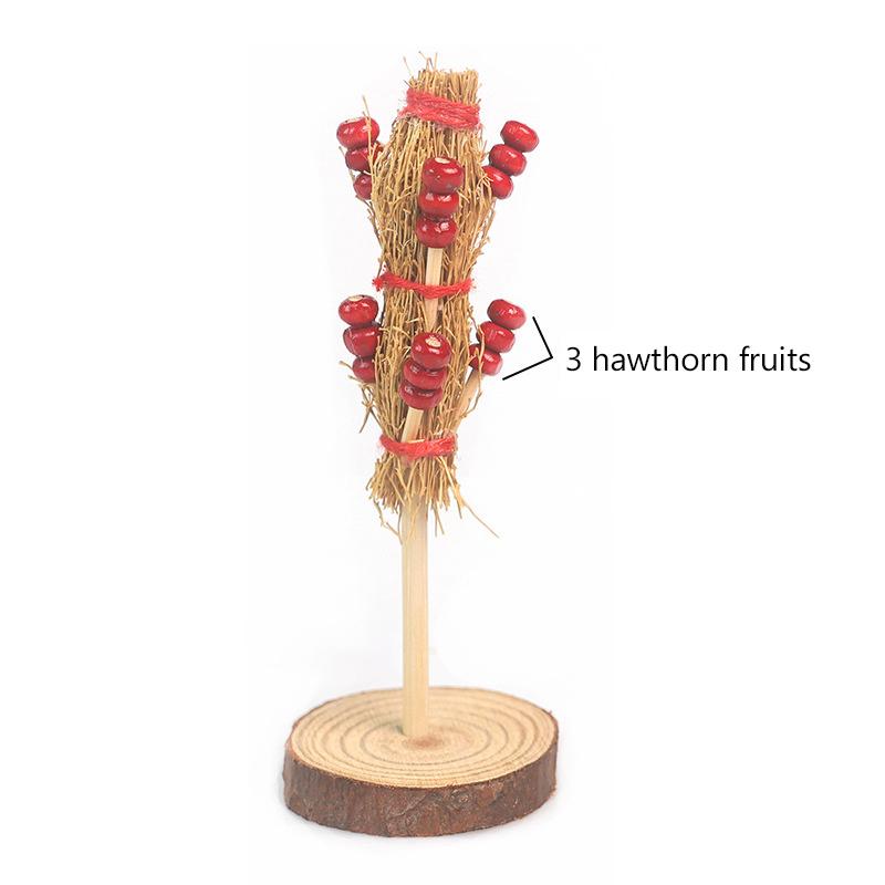 

1 набор мини-закусок китайского происхождения, засахаренные боярышники, модель ролевых игр, еда, весенний фестиваль, реквизит для вечеринок, детские кухонные принадлежности