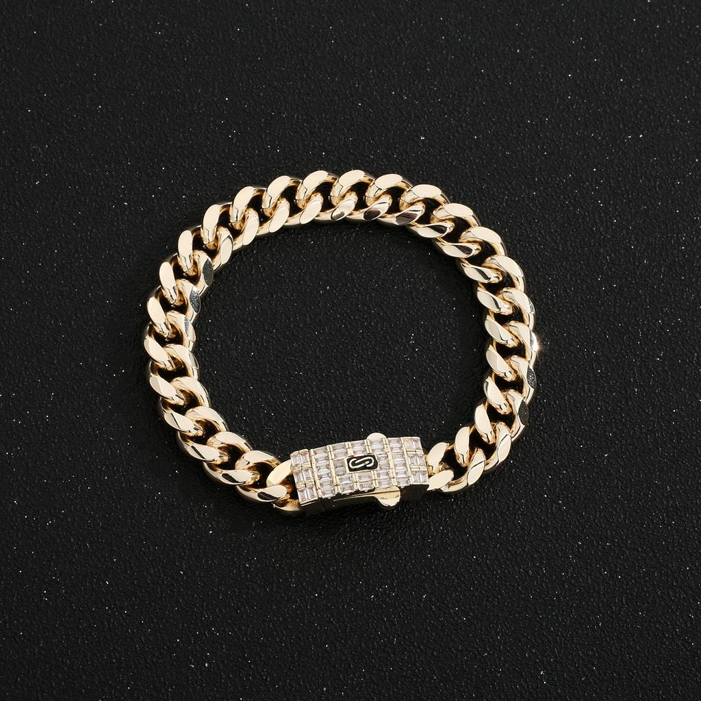 Fashion Monaco Anklet 4N6N8N23cm25cm High Quality 14K Gold Plated Anti-fading Anklet for Men and Women