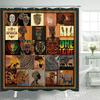 African Egyptian Women Shower Curtain With 12 Hooks African Girl Shower Curtain Waterproof Durable Afro Lady Shower Curtains Set