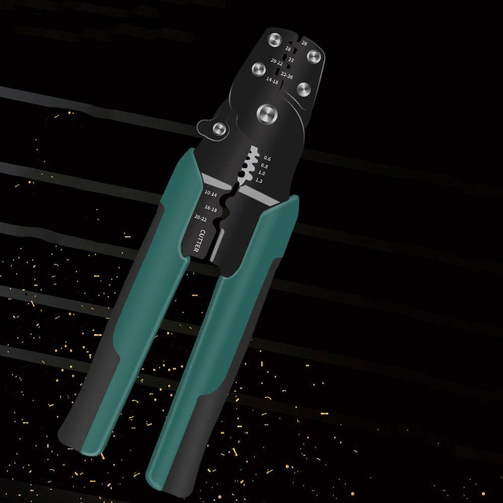 Creative Metal Crimping Pliers Multifunctional Cable Connector Wire Cutter Crimping Tool Terminal Pliers Wiring Accessories