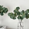 5Pcs Artificial Eucalyptus Leaves with Fruits Realistic Fake Greenery Plants DIY Floral Arrangements Table Centerpiece Decoration