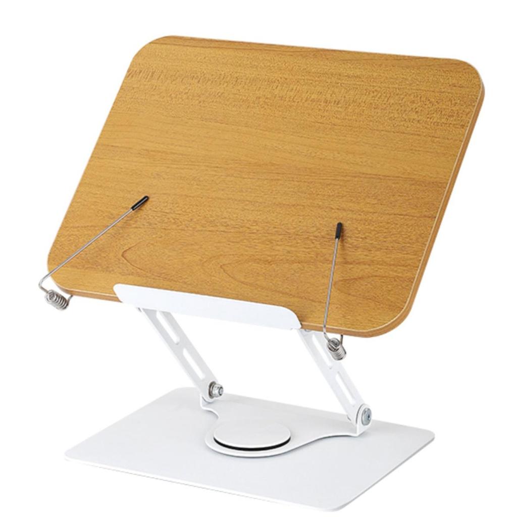 Rotatable Solid Wood Bookstand for Children & Adults.