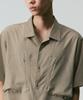Musinsa Standard [City Leisure] Airy Dot Utility Short Sleeve Shirt [Grayish Beige]