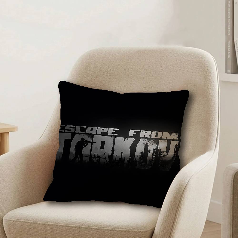 Game escapes from tarkovs Office Cushion Pillowcase Car Cushion CoverXCM Lumbar Pillowcase Sofa Pillowcover