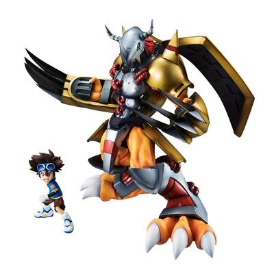 MegaHouse Brangiųjų serija Digimon Adventure War Greymon Taichi Yagami Pilna figūrėlė G.E.M. &