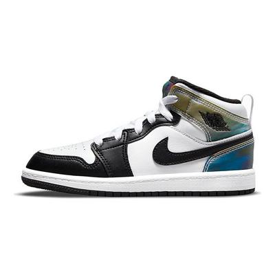 Zapatillas para Niños Air 1 Mid SE PS Cambio de Color Reactivo al Calor Blanco Negro DM7803-100