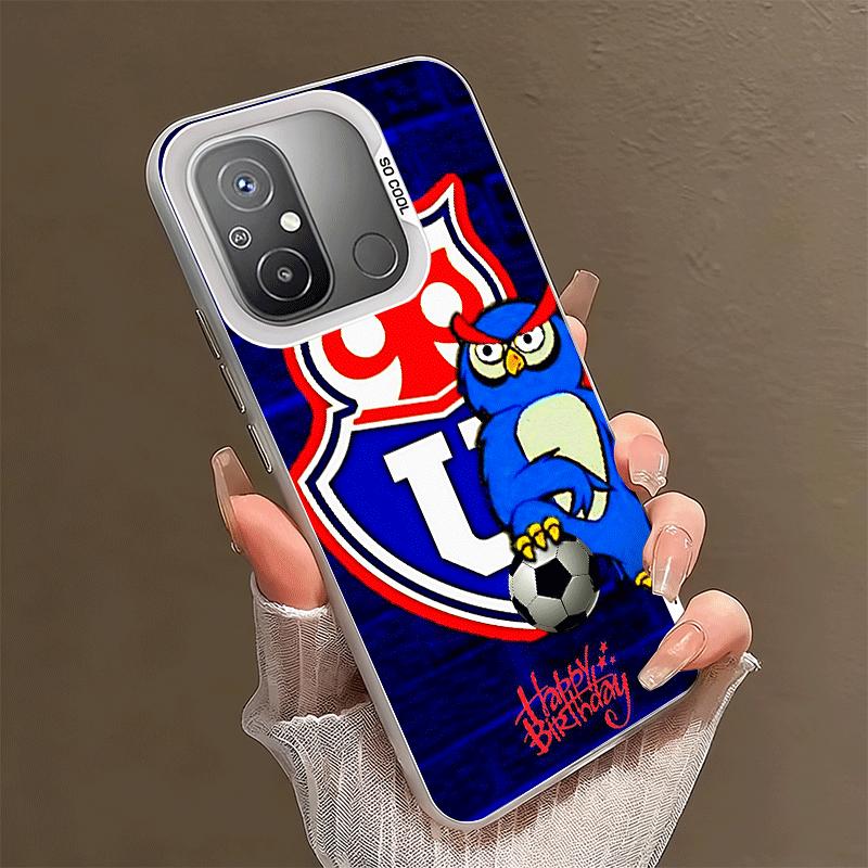 Chile U-Universität Logo Stoßfeste Handyhülle für Xiaomi Poco X7 X6 X5 X3 Pro F7 Ultra M8 Redmi 15C 15 14C 13C 12C 10C 13 12 10