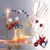 Glitter Foam Star Spray Pick with Wire Stem Decorative Accent for Centerpieces Party Arrangements and Craft Projects