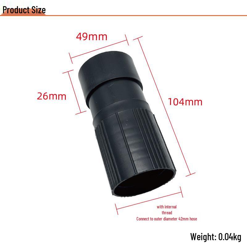 Jinliba Vacuum Cleaner Dust Bin Connection Kit: Universal Hose & Hard Connector Set (35/42)