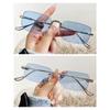 Rimless Vintage Shades Metal Ocean Lenses Sun Glasses Retro Eyewear  for Women & Men