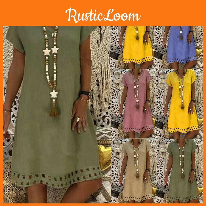 Trendy Women Lady Tank Top Mini Dress Floral Design For Summer Casual Parties