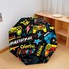 1 Parapluie Pliant Automatique - Motif Console de Jeu, Design Portable et Pliable avec 8 Baleines, Cadeaux de Noël et d'Anniversaire