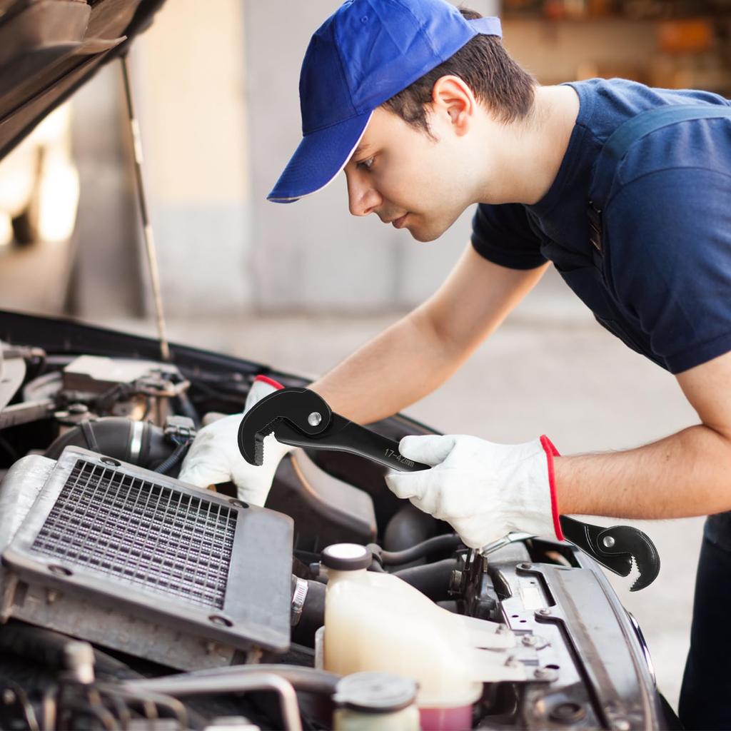 DOITOOL Motorcycle Mini Pipe Adjustable Pipe for Motorcycle Wash Monkey Spas Wrench, Tire, Wrench, Set, Tires, Jaws, Teeth, Drainers, Basins,