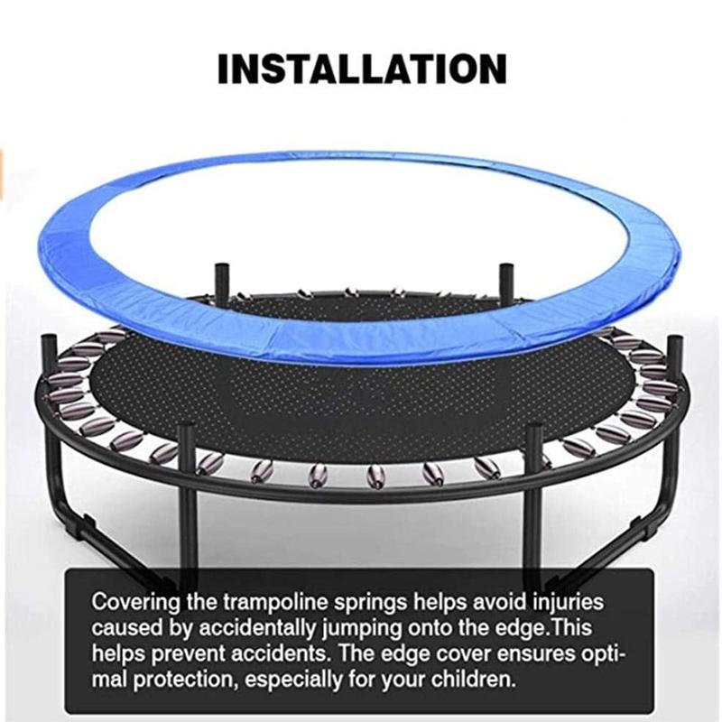 6/8/10/12ft Trampoline Spring Cover Waterproof Trampoline Replacement Safety Pad Edge Cover