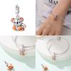 New 100% Copper Love Hug Charms Suitable Fororiginal Bracelet Women Diy Jewelry Making Mother'S Day Gift