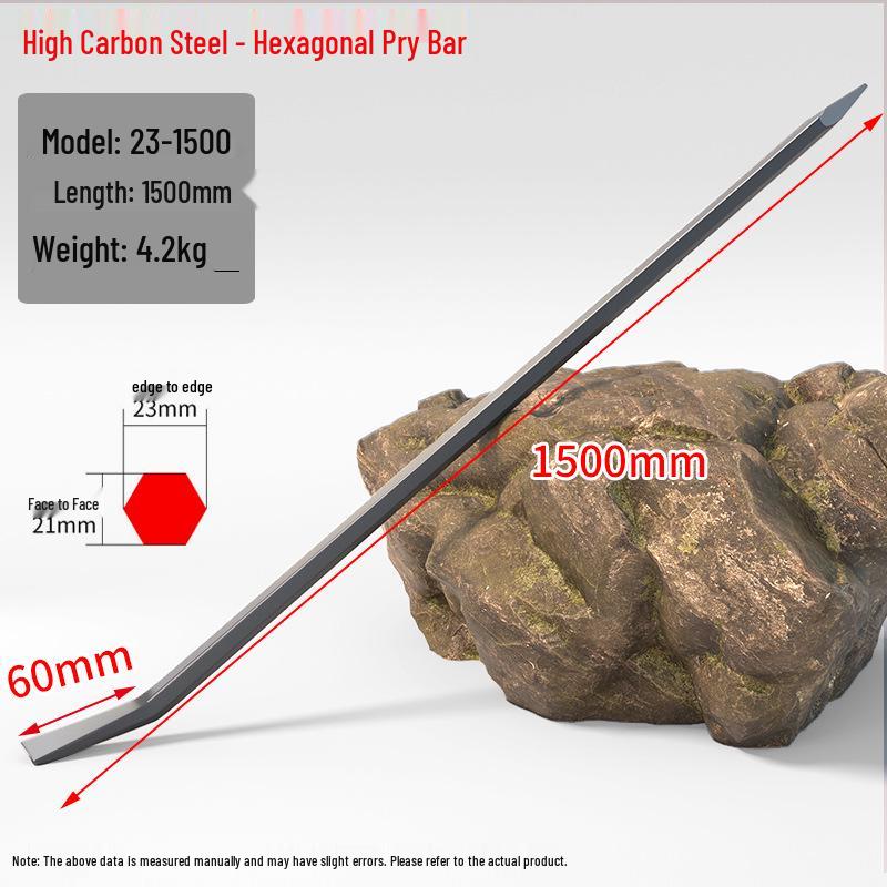 Multifunctional Heavy-Duty Steel Pry Bar with Free Shipping