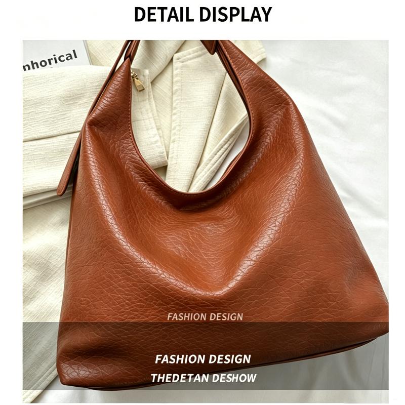 Leather Tote Bag For Women Trend Female Simple Large High Capacity Shoulder Bag Women Handbags Messenger Bags