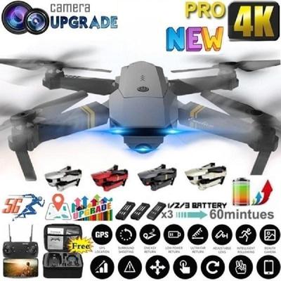New E58 RC Drone 4K High List/Dual Camera Optical Flow Positioning WiFi FPV Helicopter Quadcopter Foldable Aerial Selfie RC Toy