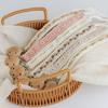 Lace Floral Wooden Baby Pacifier Chain PP Embroidery Pacifier Clips  Girls