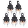 5PCS Wall-Mounted Boiler Temperature Sensor for G12 Pipe Clamp Type 10K Compatible with Heating Furnace Systems