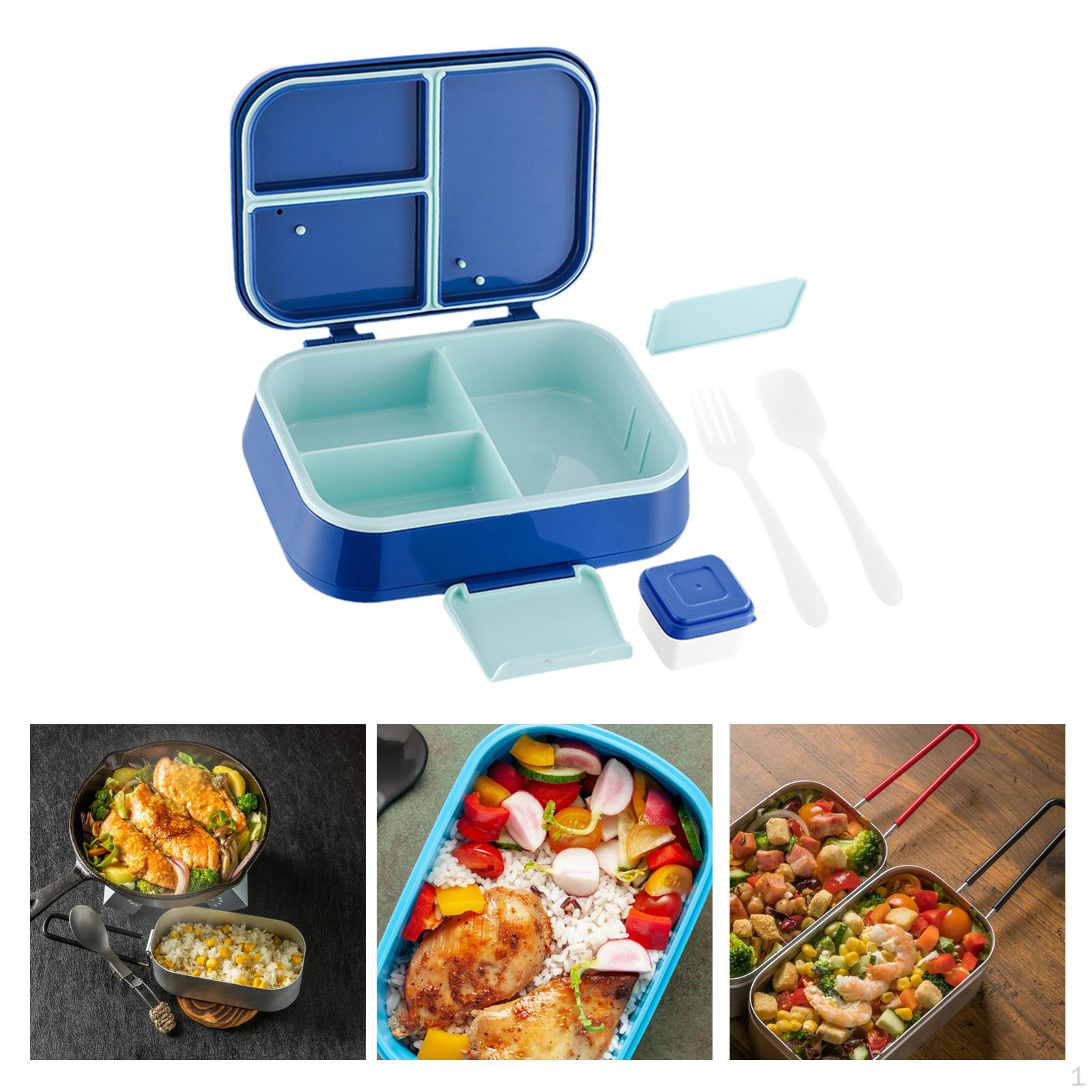 

Детский ланч-бокс Многосценарный Легкий в использовании Контейнер для еды для общежития, улицы, пикника синий