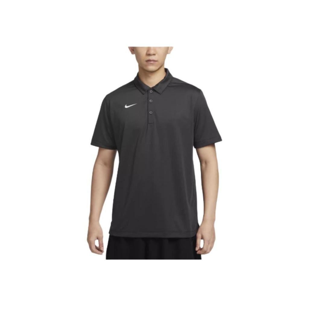 Nike Dri-Fit Quick-Drying Soft Fashion Short Sleeve Polo Shirt Men tops Medium-Black IB8831-060