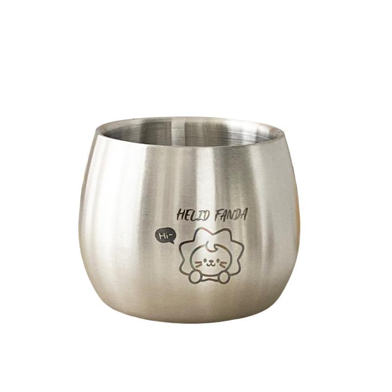 304 Stainless Steel Children Drinking Cup Thickened Kids Water Cup  Kitchen Gadgets Accessories