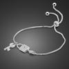 Women'S Key Lock Bracelet Simple Adjustable Size Jewelry Electroplated Gold Jewelry