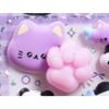 Autocollant Décoration en Caoutchouc Panda Mignon Dessin Animé 3D Soulageant le Stress Autocollant Patte pour Coque de Téléphone Pour Enfants Enfants Amusant Autocollant Jouet Classique