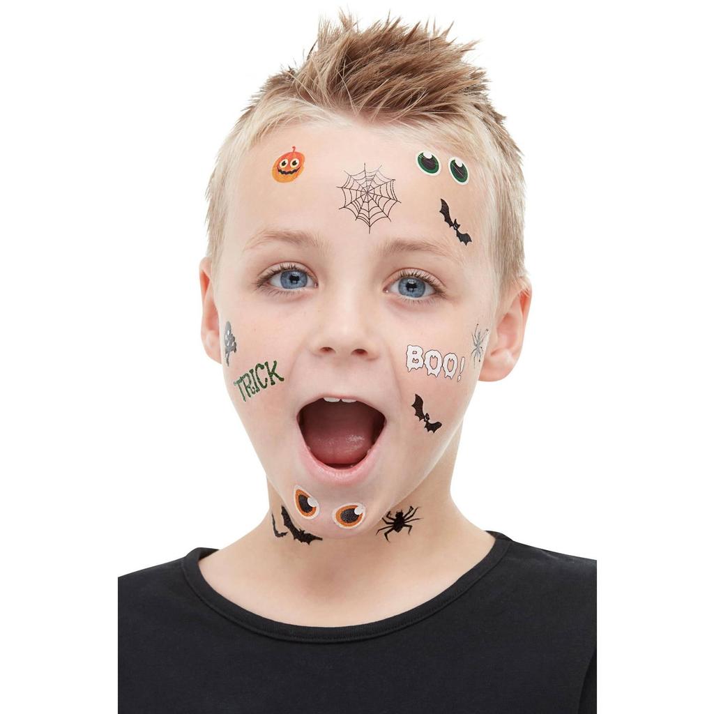 Smiffys Assorted Designs Halloween Temporary Tattoo