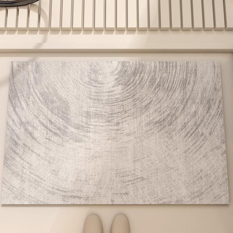 Bathroom Floor Mat, Toilet Suction Door Floor Mat, Carpet, Diatom Mud, Non-slip Toilet, Absorbent Mat, Toilet Entry