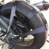 Secure Motorcycle Wheel Holding Straps Polyester Wheel Securing Straps Simple Installation for Enhances Transport Safet
