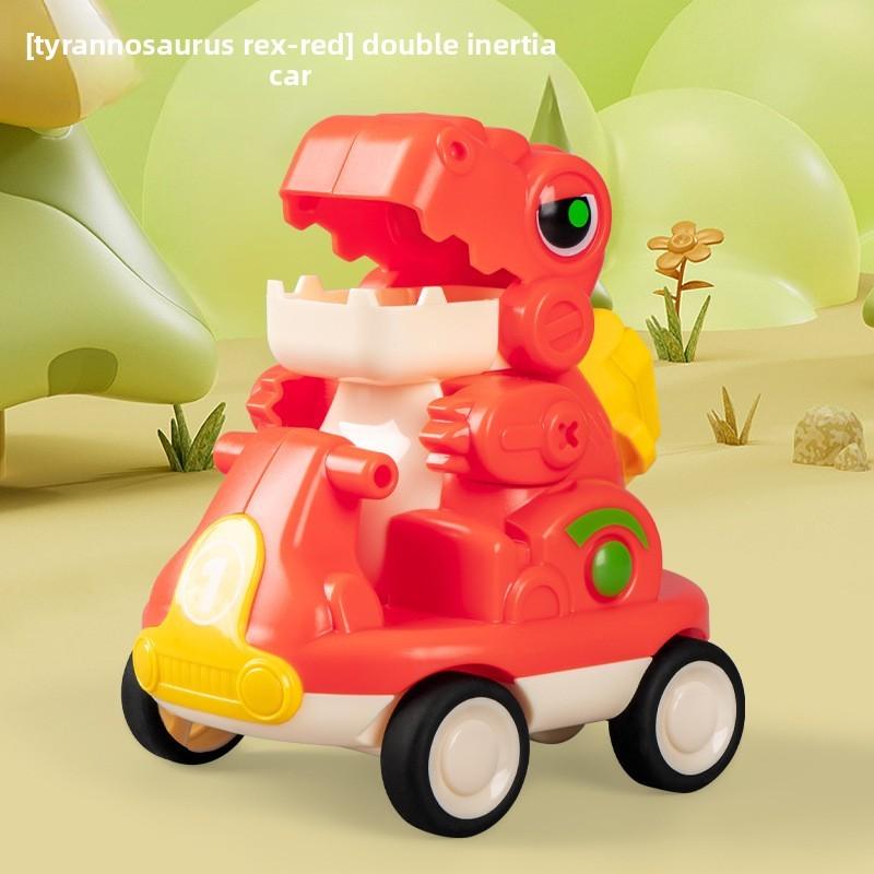 Dinosaur Car Inertia Toddlers Cartoon Animal Design Educational Toy Boy Girl