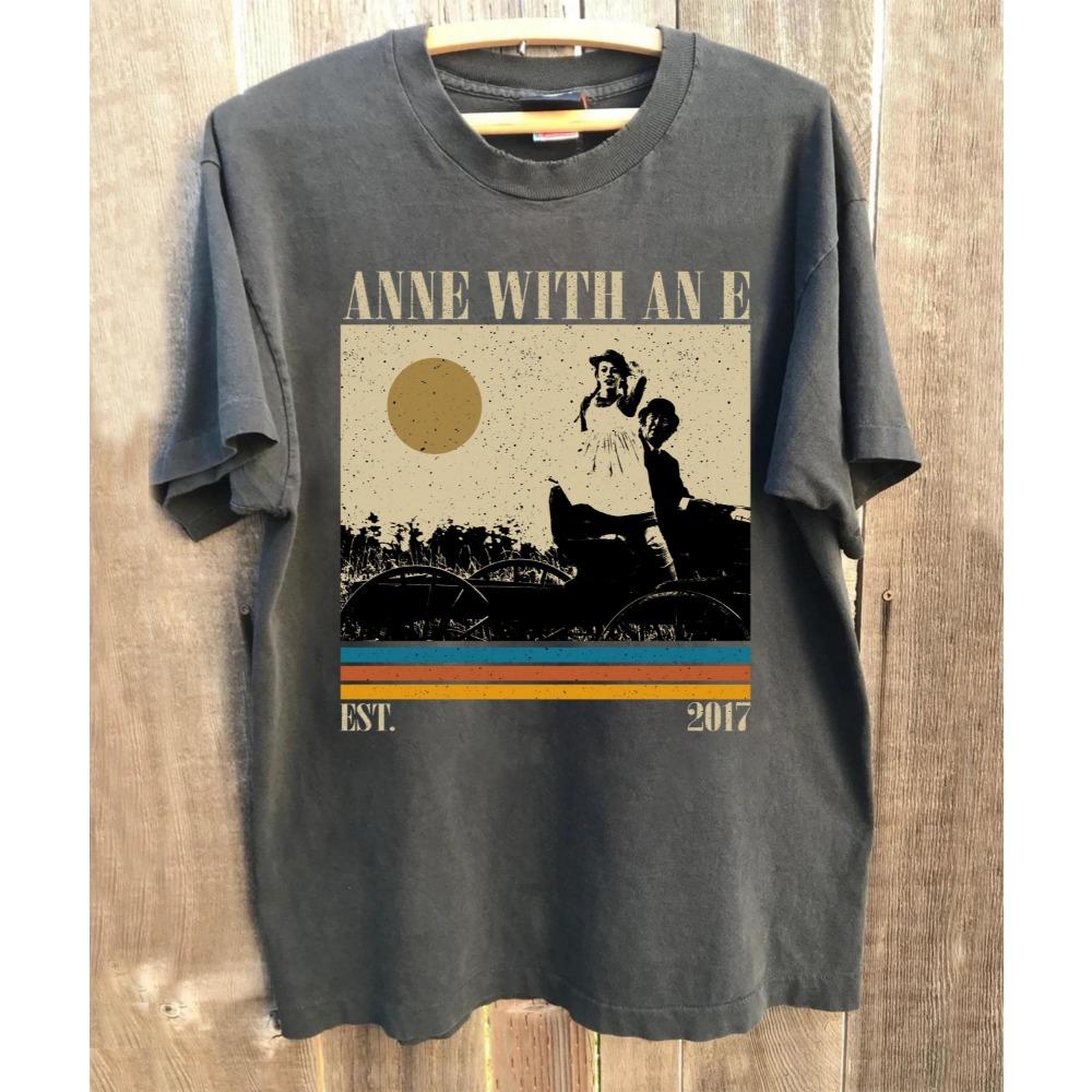 

Anne and Anne E Vintage Blouse T-shirts Printed Pattern T-shirts A Fan Gift for Both Men and Women S