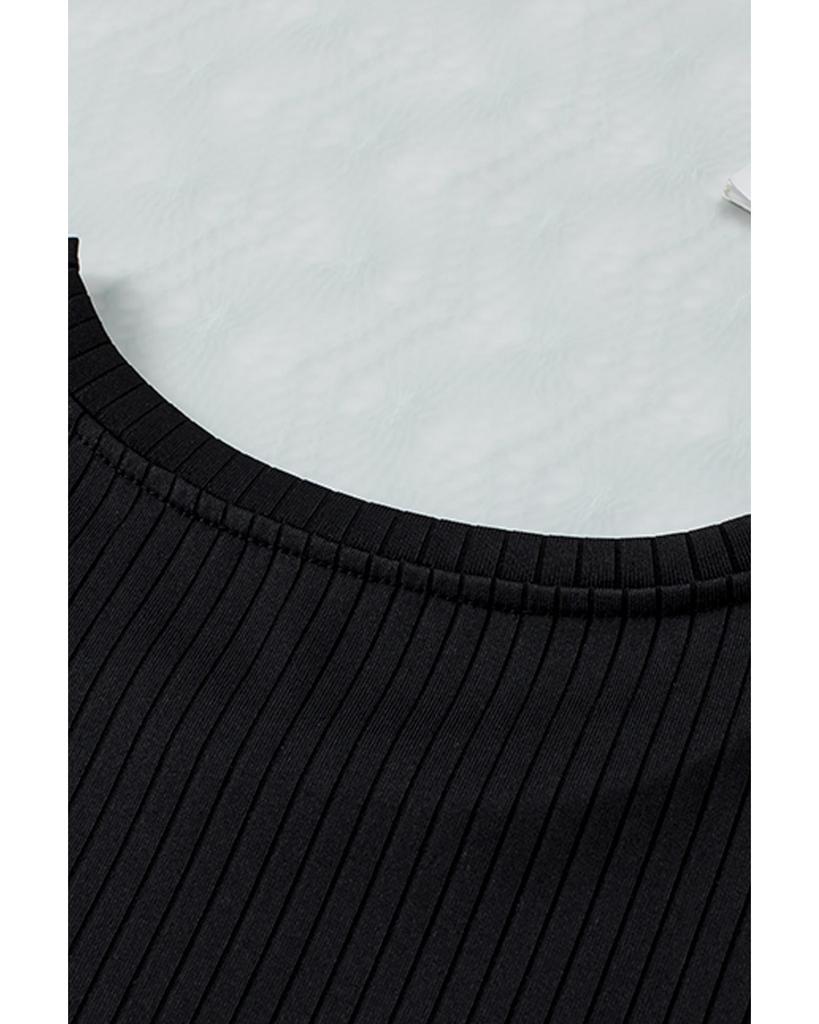 Azura Exchange Ruffle Sleeve Leopard Splice Blouse