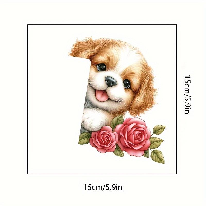 

1pc Adorable Puppy Switch Stickers Bedroom Living Room Light Switch Decals Cartoon Animal Home Decoration Wterproof Wall Sticker (as the picture,15x15CM)
